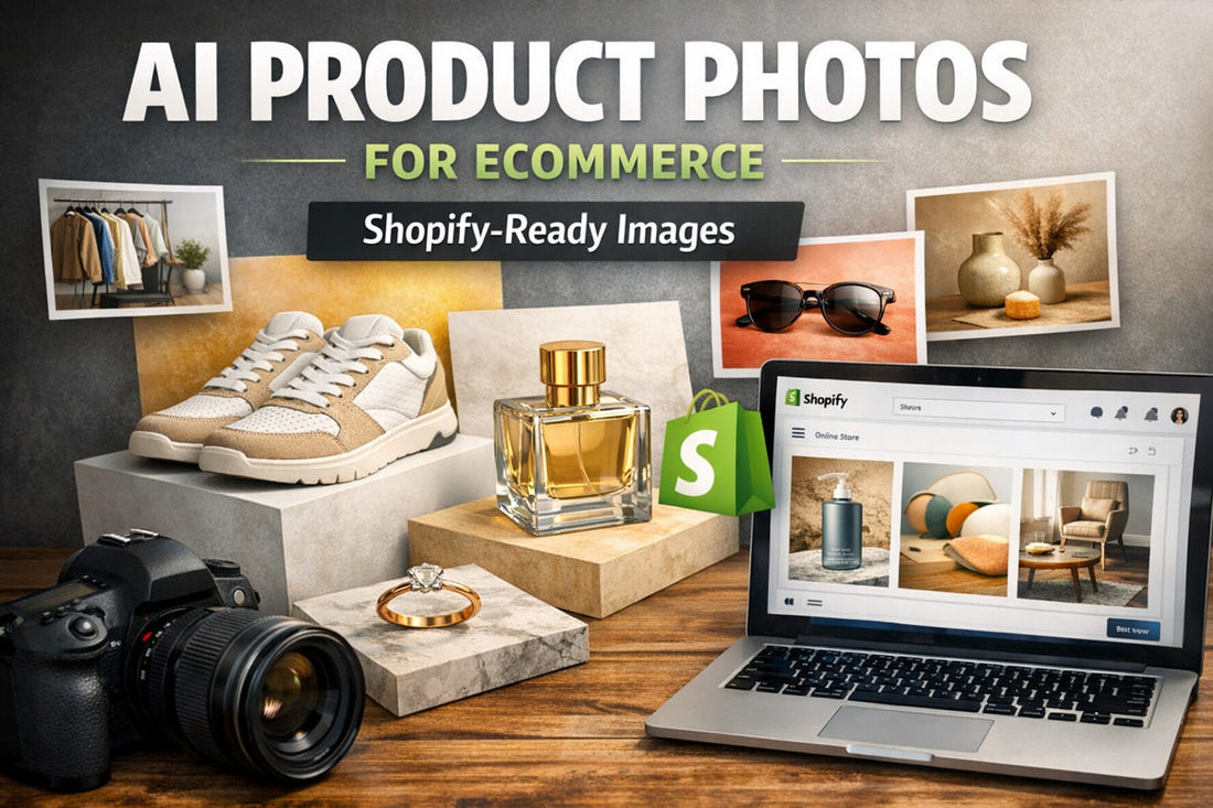 AI product photos for ecommerce: Shopify-ready images
