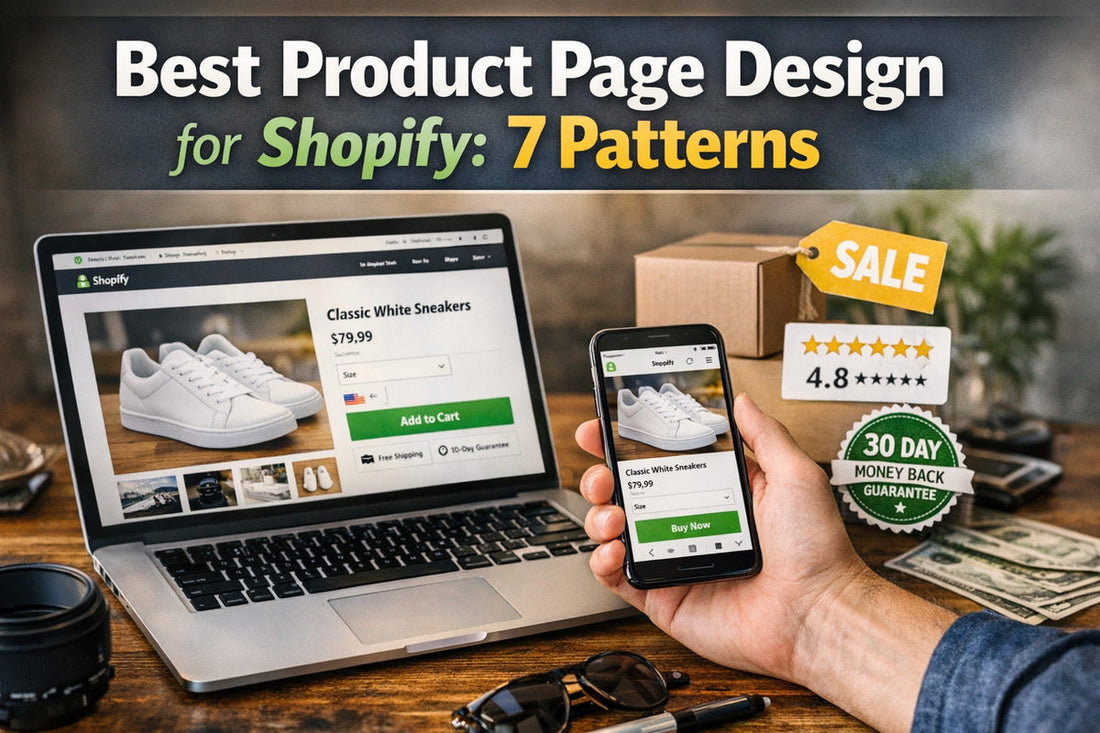 Best Product Page Design for Shopify: 7 Patterns
