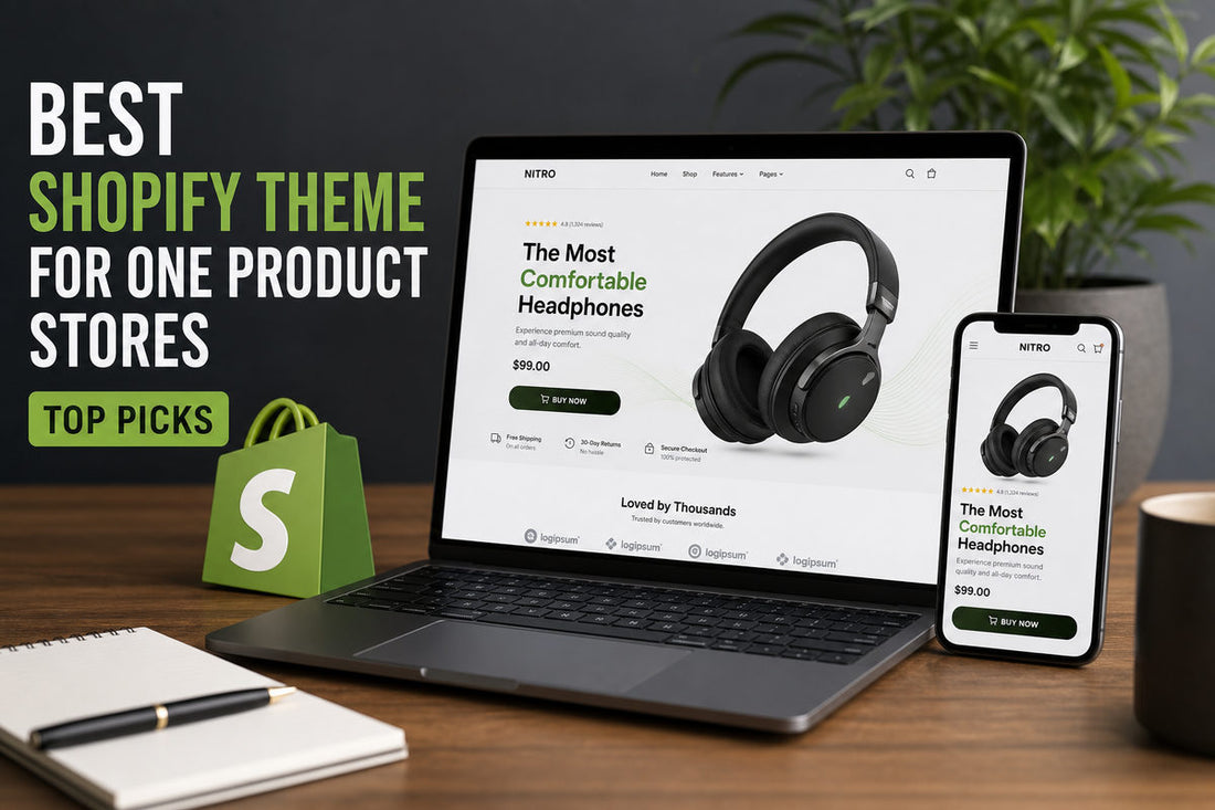 Best Shopify Theme for One Product Stores: Top Picks
