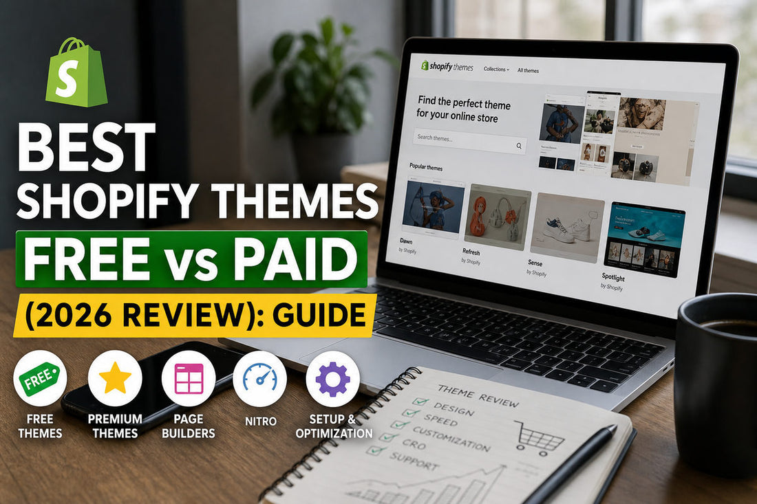 Best Shopify Themes - FREE vs PAID (2026 Review): Guide