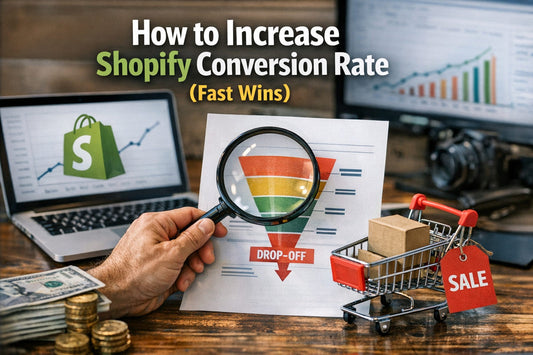 how to increase Shopify conversion rate (fast wins)