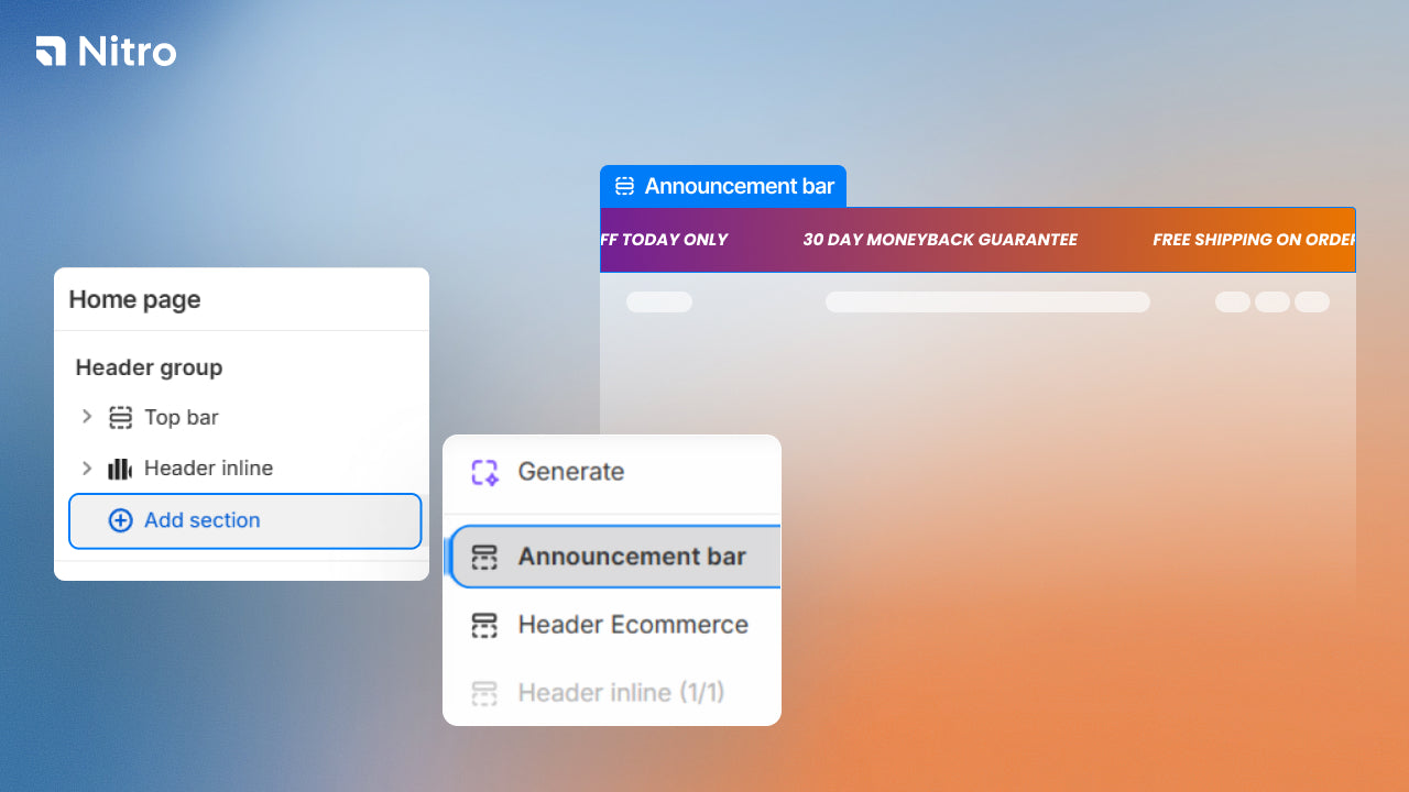 Anouncement Bar