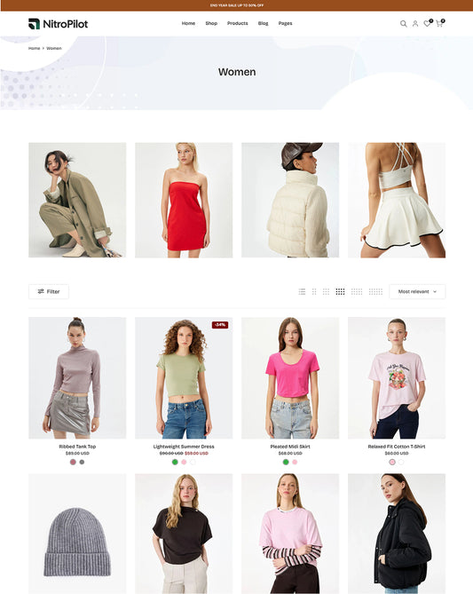 Fashion Collection Page