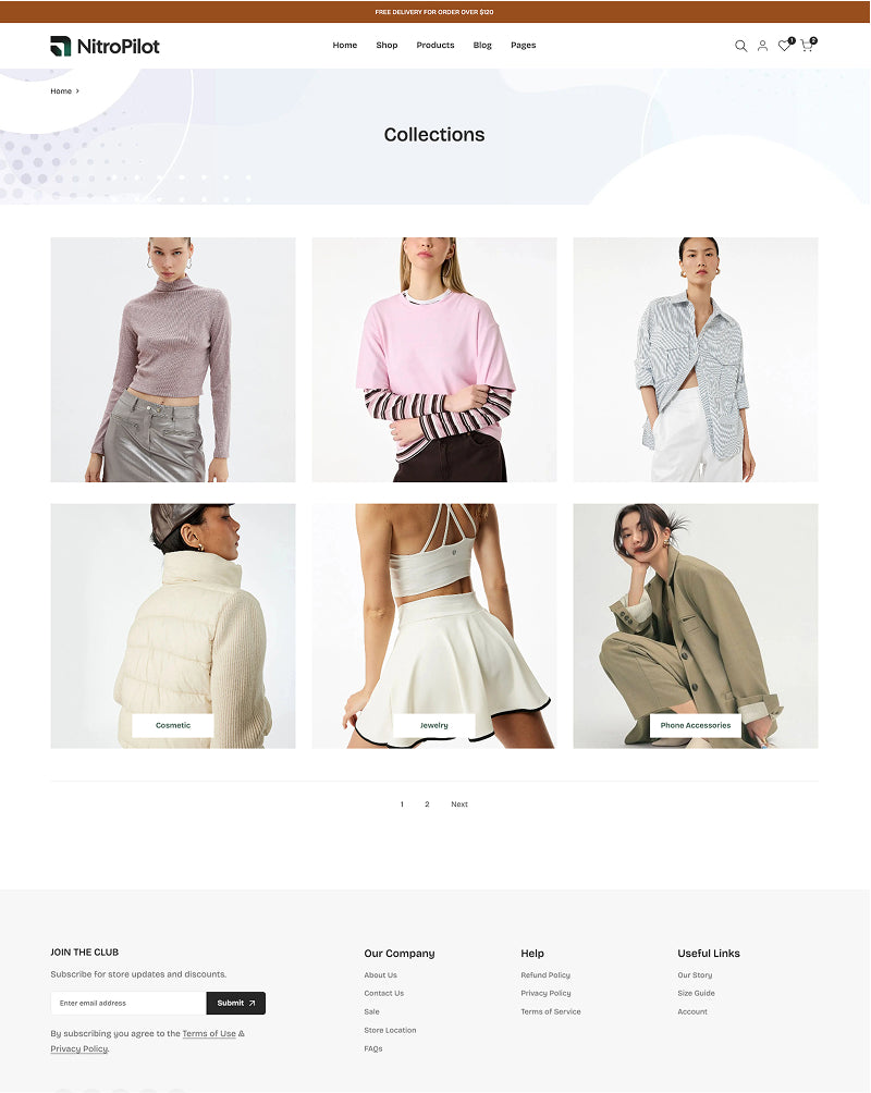 Collection List Page
