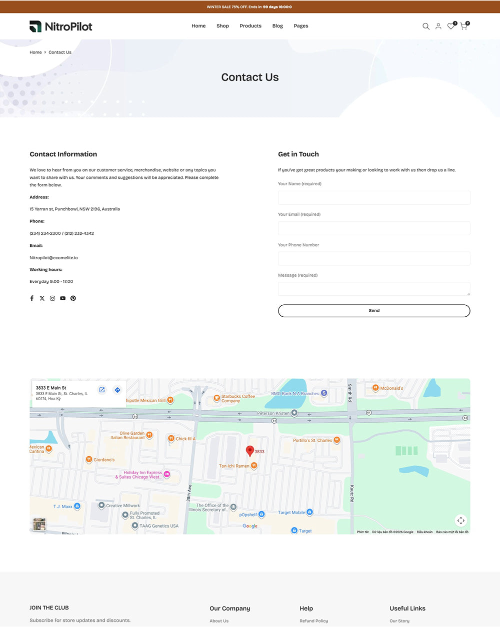 Contact Page