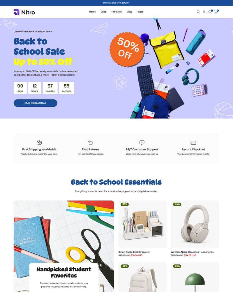 Back School Sale